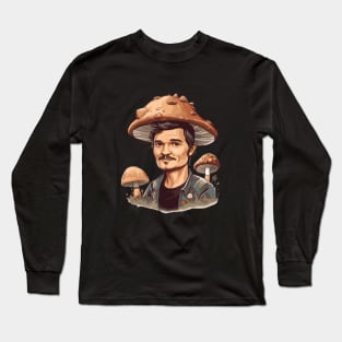 Joel with mushrooms. Long Sleeve T-Shirt